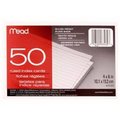 Acco/Mead 50Ct 4X6 Index Cards 63460